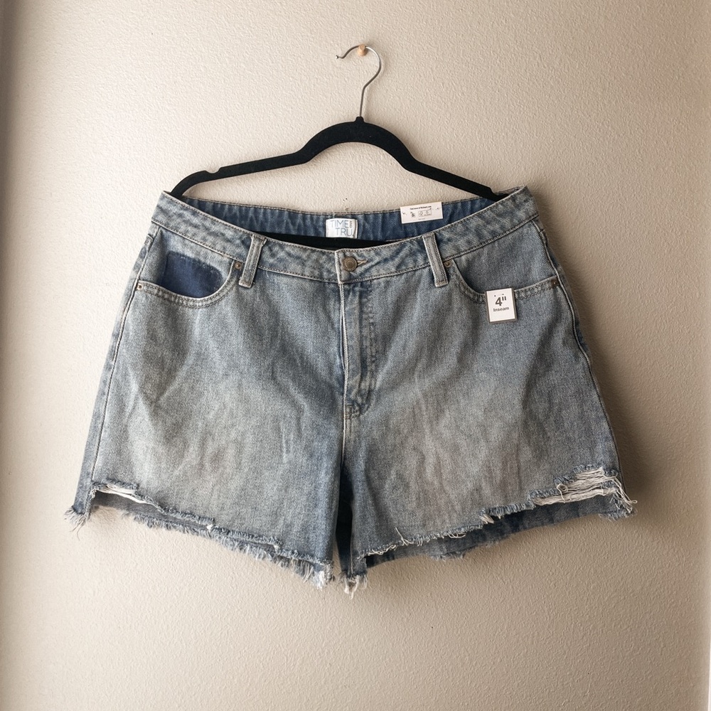 Time and Tru Blue Jean Shorts